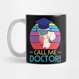 Call Me Doctor Ph.D Study Llama Alpaca Doctor Mug